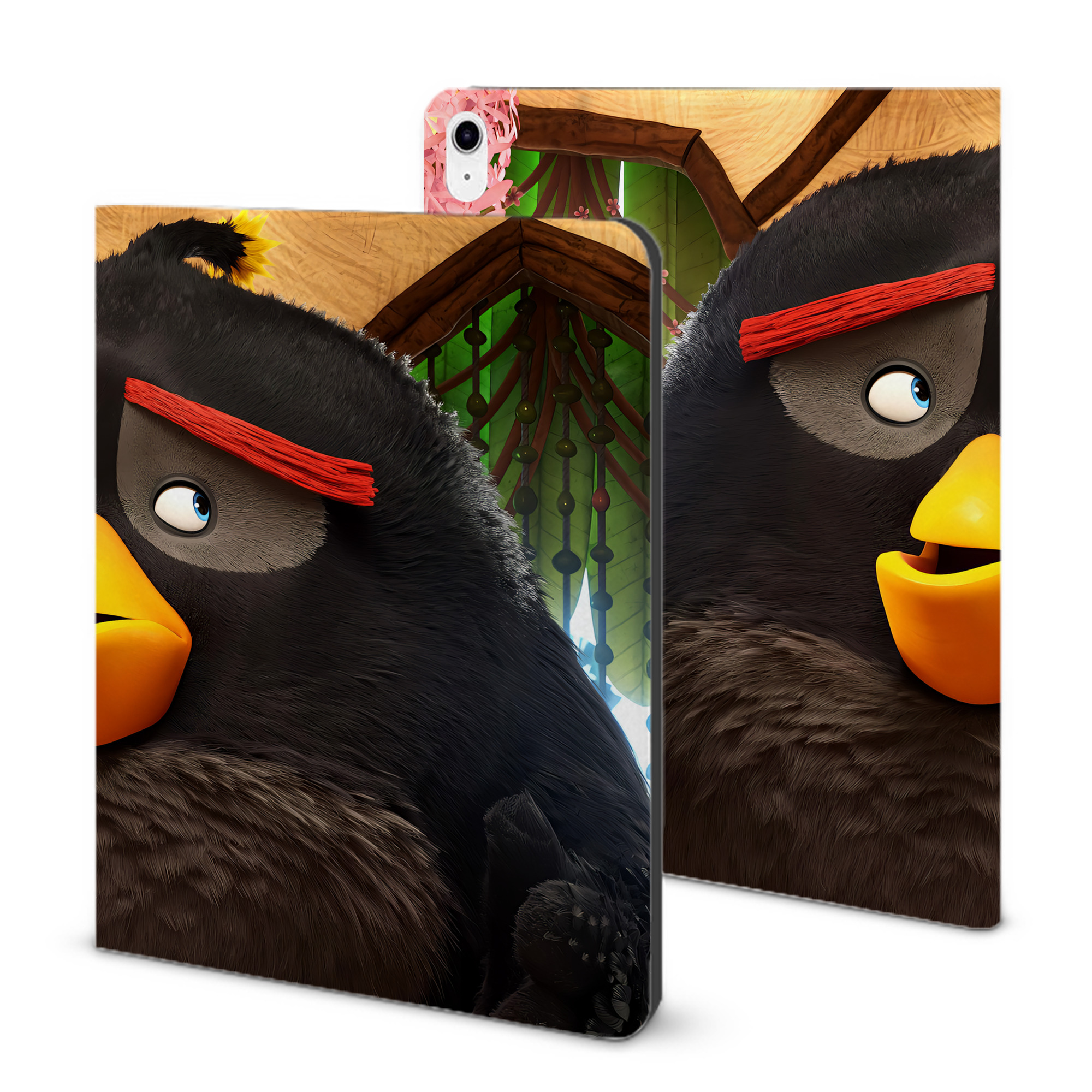 （画像用） Angry Birds アングリーバード IPad ケース ブック型 PUレザー TPU 耐衝撃 軽量 薄型 ペン収納なし 全面保護 IPad 各モデル対応